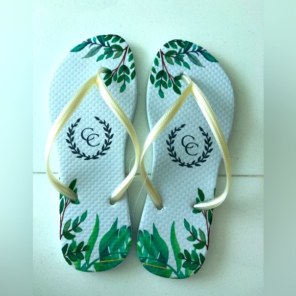 Shoes - Flip Flop Slim BR 39. US (8) white